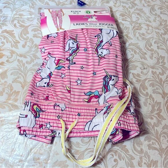 Unicorn Sleep Joggers Pajama Pants Sz XS 0-2 NWT Gorgeous - Picture 2 of 4